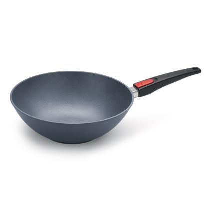 Уок DIAMOND LITE 30 см, с подвижна дръжка, титан, WOLL