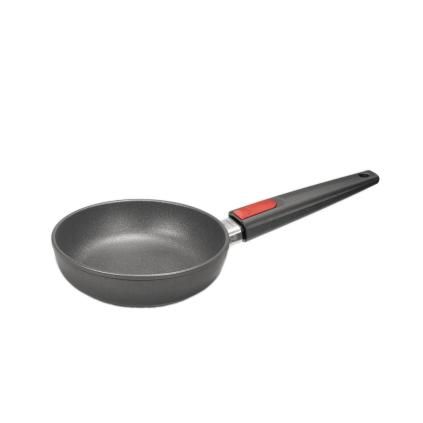 Тиган с незалепващо покритие TITANIUM NOWO 20 см, за индукция, с подвижна дръжка, титан, WOLL