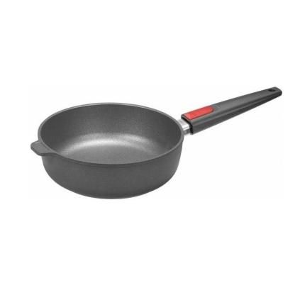 Соте тиган DIAMOND LITE 24 cm, за индукция, със сменяема дръжка, титан, WOLL