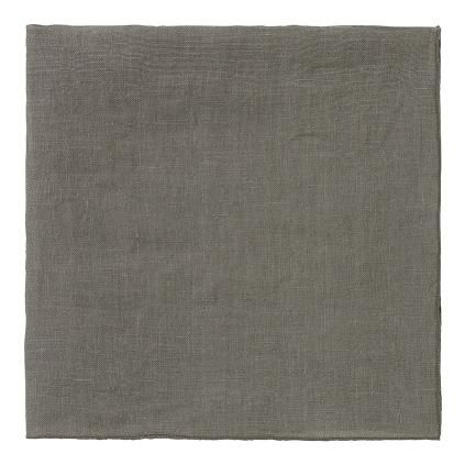 Платнена салфетка LINEO 42 x 42 см, кафяво зелена, лен, Blomus