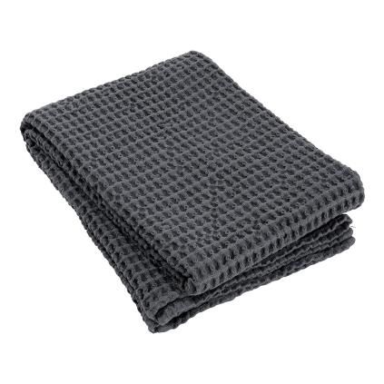 Кърпа за баня CARO 70 x 140 cм, тъмно сива, Blomus