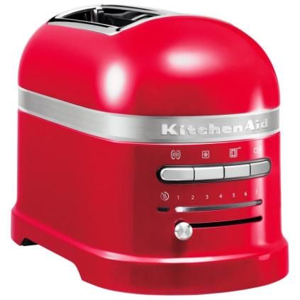 Тостер ARTISAN, за 2 филийки, кралско червено, KitchenAid