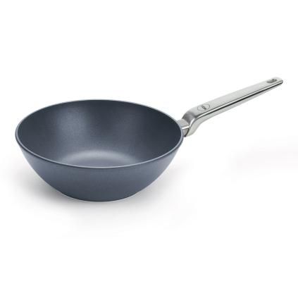 Уок DIAMOND LITE PRO 26 см, с дръжка от неръждаема стомана, титан, WOLL