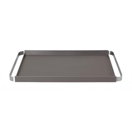 Поднос за сервиране PEGOS 50 x 32 cм, топло сив, Blomus