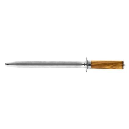 Заточващ прът OLIVE 26 cм, с дръжка от маслиново дърво, Forged