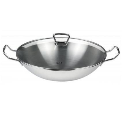 Уок KUMNING 36 см, със стъклен капак, Fissler