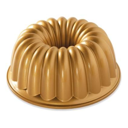 Класическа форма за кекс ELEGANT PARTY, златиста, Nordic Ware