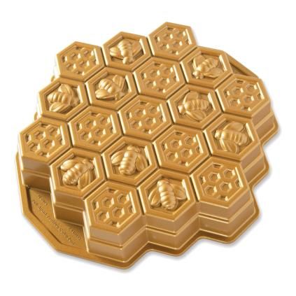 Форма за кекс HONEYCOMB, златиста, Nordic Ware