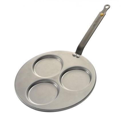 Тиган за мини палачинки MINERAL B 27 см, стомана, de Buyer