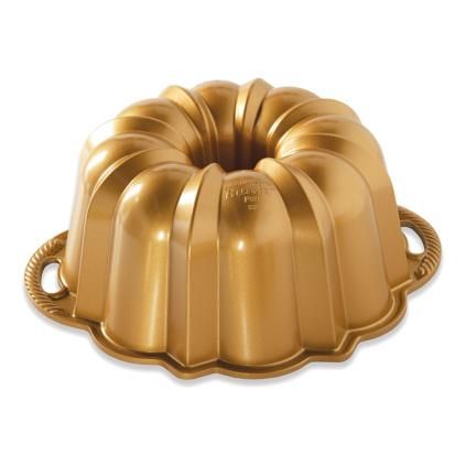 Класическа форма за кекс ANNIVERSARY BUNDT, златиста, Nordic Ware