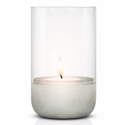 Фенер за свещ CALMA M 22,5 cм, светло сив, Blomus