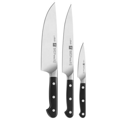 Комплект ножове PRO, с нож за сланина, комплект от 3 бр., ZWILLING