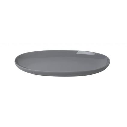 Чиния за сервиране RO 30 x 18 cм, овална, тъмно сива, Blomus