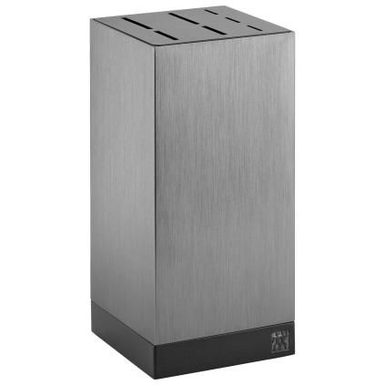 Блок за ножове 25 см, за 7 ножа, сребрист, алуминий, Zwilling