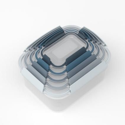 Кухненски буркан за съхранение NEST LOCK 5 81105, комплект от 5 бр., пластмаса, Joseph Joseph