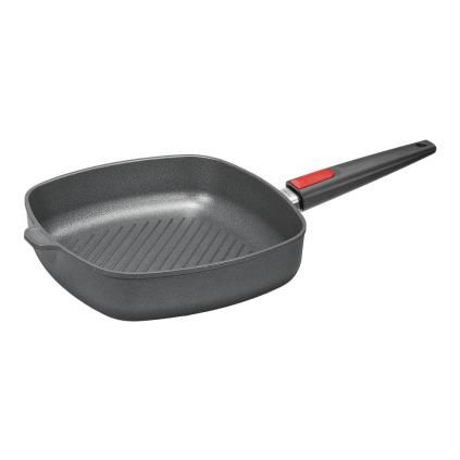 Грил TITANIUM NOWO 28 x 28 cм, за индукция, с подвижна дръжка, WOLL
