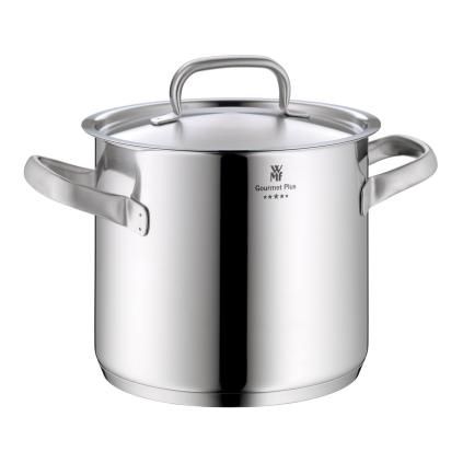 Висока тенджера GOURMET PLUS 24 см, матова неръждаема стомана, WMF