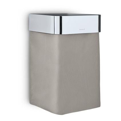 Стенен кош за кърпи NEXIO полиран taupe Blomus