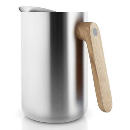 Вакуумна термос кана с дървена дръжка Nordic kitchen инокс 1,0 l Eva Trio
