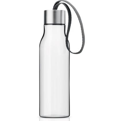 Бутилка за пиене 0,5 l със сива каишка Eva Trio