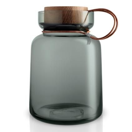 Кухненски буркан за съхранение от димно стъкло Silhouette 2 l Eva Trio
