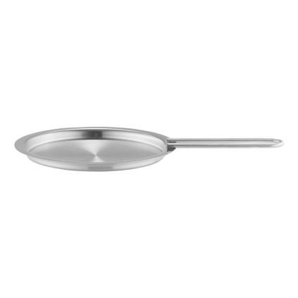 Капак за тенджера 13 cm, плосък, неръждаема стомана, Eva Trio