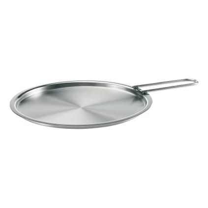 Капак за тенджера EVA TRIO 24 cm, плосък, с дръжка, стъкло, Eva Trio