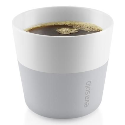 термочаша за кафе Lungo 230 ml 2 kusy светлосиви Eva Trio