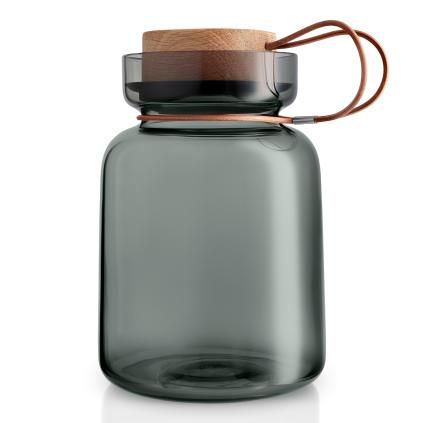 Кухненски буркан за съхранение от опушено стъкло Silhouette 1,5 l Eva Trio
