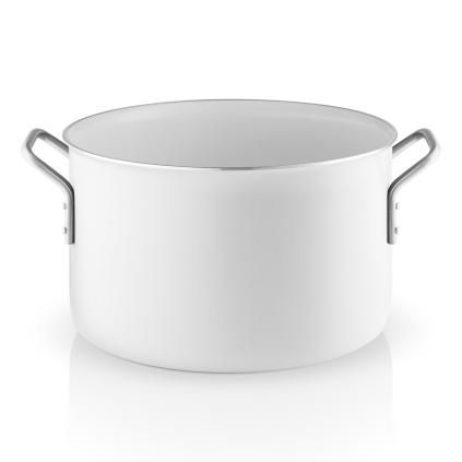Тенджера за готвене WHITE LINE 24 cm, 7 l, керамично покритие, Eva Trio