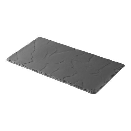 Чиния за тапас BASALT 30 x 16 см, с ефект на шисти, керамика, REVOL