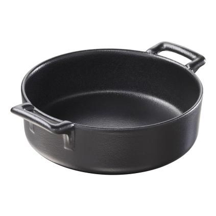 Тава за фурна BELLE CUISINE 18,5 cм, кръгла, матово черна, порцелан, REVOL