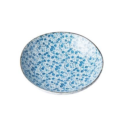Купа за хранене BLUE DAISY 21 cм, 600 мл, MIJ