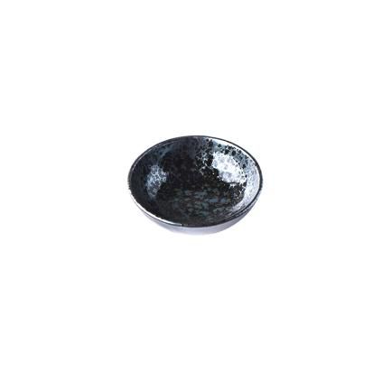 Купа за хранене BLACK PEARL 13 cm, 200 ml, черен, керамика, MIJ