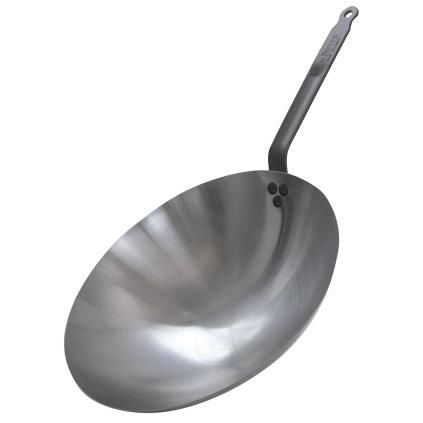 Уок CARBONE PLUS 36 cм, стомана, de Buyer