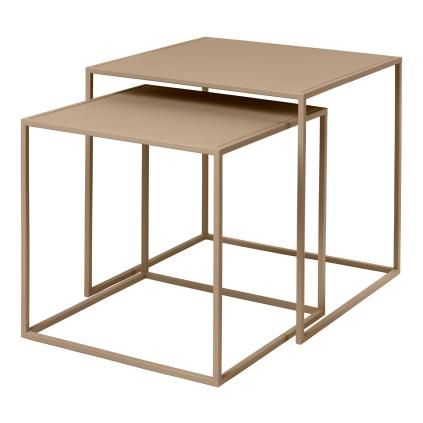 Странична маса FERA, комплект 2 бр., бежова, Blomus