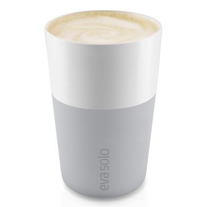 термос чаша за café latte 360 ml 2 броя светлосиви Eva Trio
