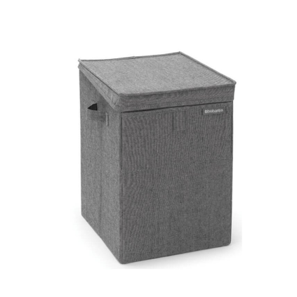 Стифиращ се кош за пране Brabantia тъмносив меланж 35 l