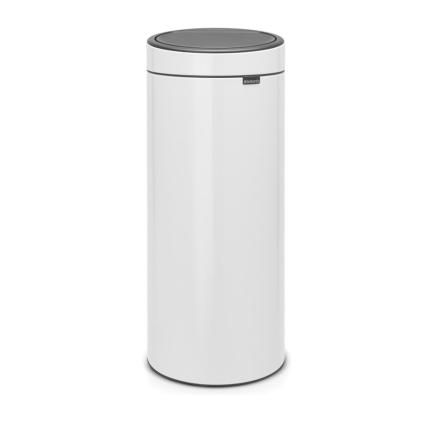 Кош за отпадъци с докосване TOUCH BIN NEW 30л, бял, Brabantia