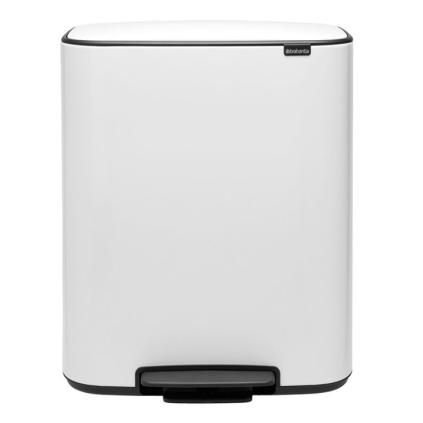 Кошче за отпадъци с педал BO 60л, бяло, Brabantia