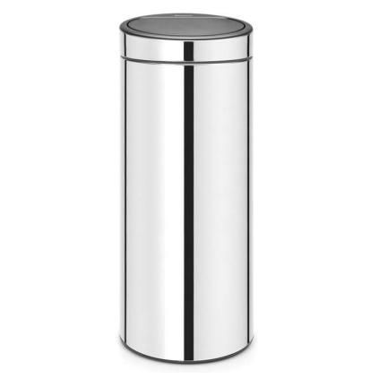 Кош за отпадъци с докосване TOUCH BIN NEW 30л, лъскава стомана, Brabantia