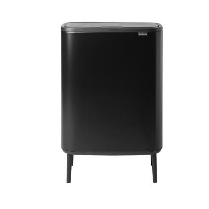 Кош за отпадъци с докосване BO HI 60л, черен, Brabantia