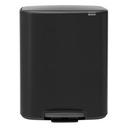 Кошче за отпадъци с педал BO 60л, черно, Brabantia