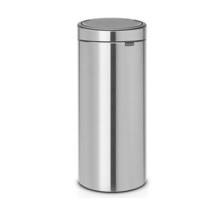 Кош за отпадъци с докосване TOUCH BIN NEW 30 l, устойчива на отпечатъци, матирана стомана, Brabantia