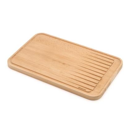 Дъска за рязане 25 x 40 см, за месо, кафяв, дърво, Brabantia