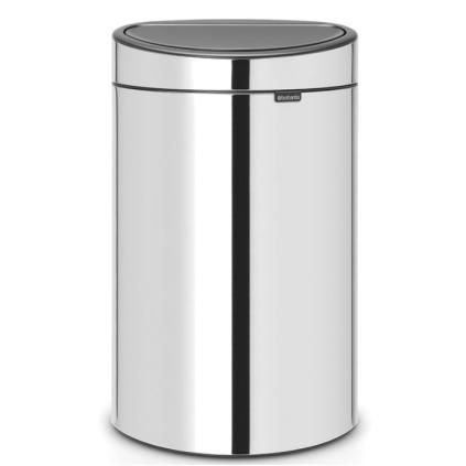 Кош за отпадъци с докосване TOUCH BIN NEW 40л, лъскава стомана, Brabantia