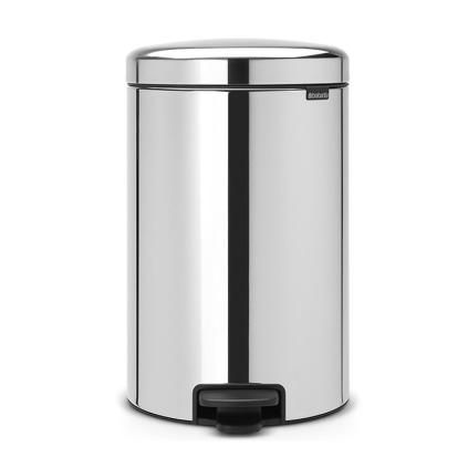 Кошче за отпадъци с педал NEWICON 20л, лъскава стомана, Brabantia