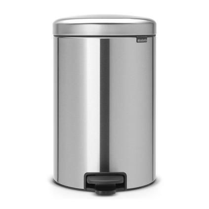 Кошче за отпадъци с педал NEWICON 20л, матова стомана, Brabantia