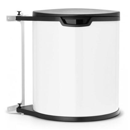 Кош за отпадъци за вграждане 15л, бял, Brabantia