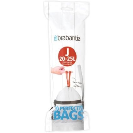 Торби за боклук J PERFECTFIT, 23 л, 20 бр., Brabantia